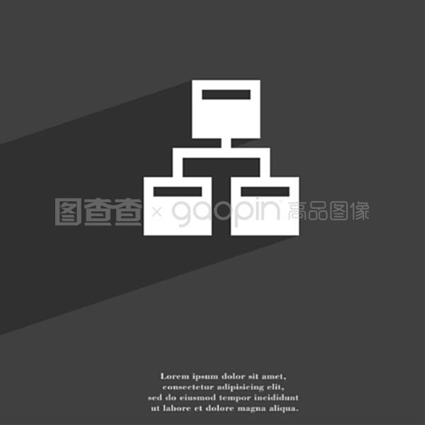 平面設(shè)計(jì)的現(xiàn)代網(wǎng)頁美學(xué) 本地網(wǎng)絡(luò)圖標(biāo)、長陰影與空間藝術(shù)的融合