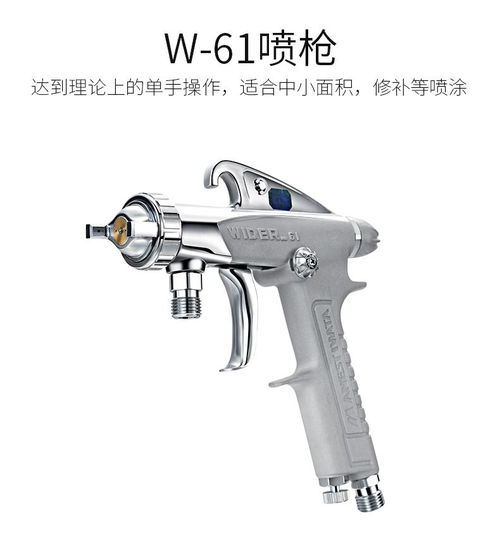 巖田W-61噴槍 高端金屬噴涂的無縫之道